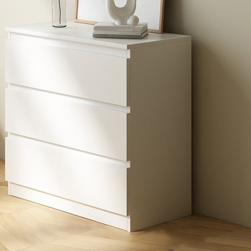 Contemporary Engineered Wood Vertical Storage Chest Bedroom Chest with Drawers