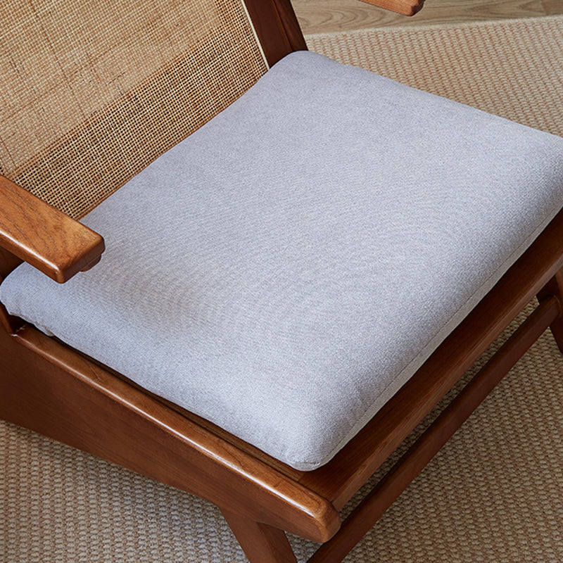 Solid Wood Frame Side Chair Arms Included Lounge Chair for Living Room