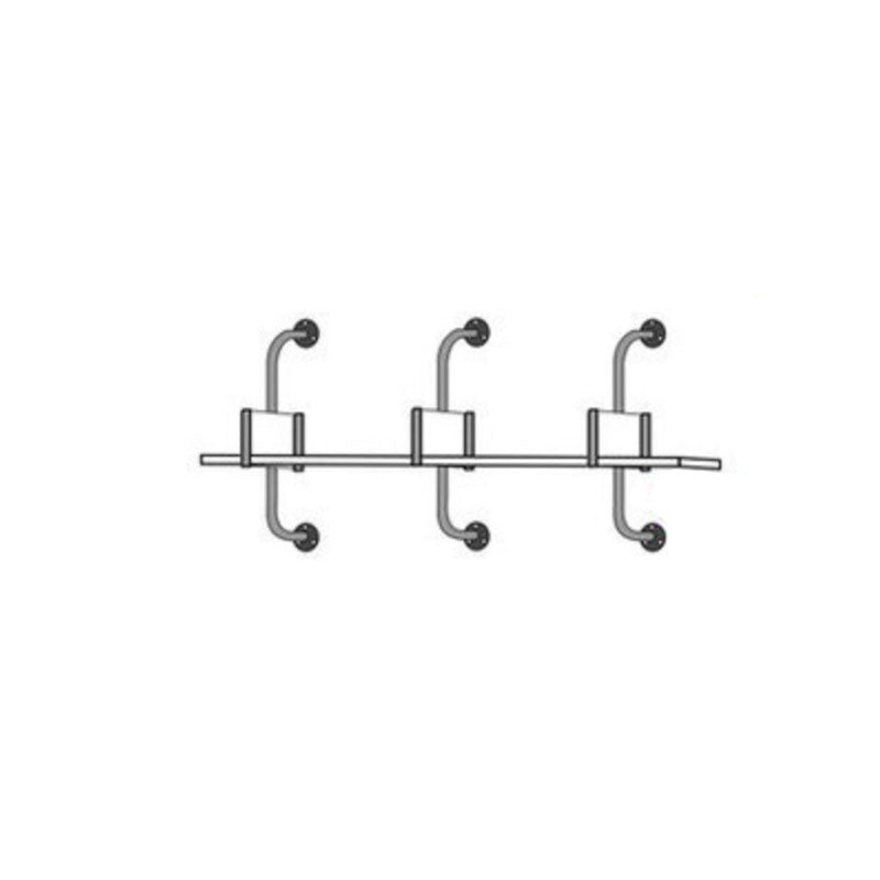 Glam Engineered Wood Bookshelf Floating White Closed Back Bookcase