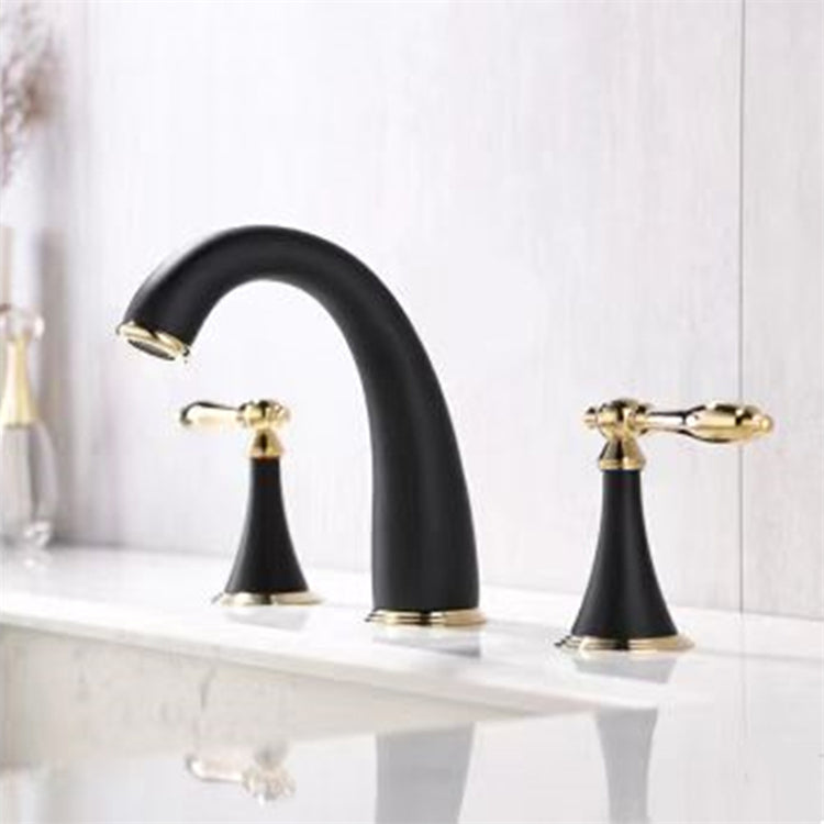 Deck Mounted Bathroom Faucet Modern Low Arc Roman Tub Faucet Trim