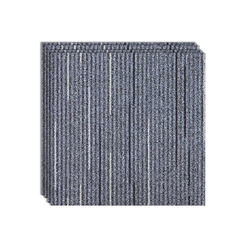 Modern Carpet Tiles Level Loop Adhesive Tabs Fade Resistant Tiles and Carpet