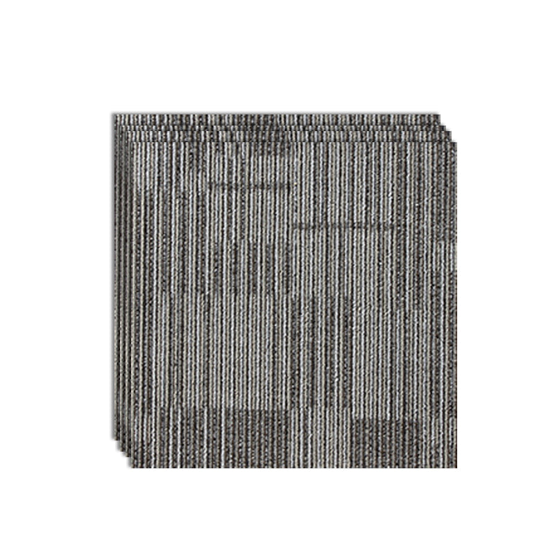 Modern Carpet Tiles Level Loop Adhesive Tabs Fade Resistant Tiles and Carpet