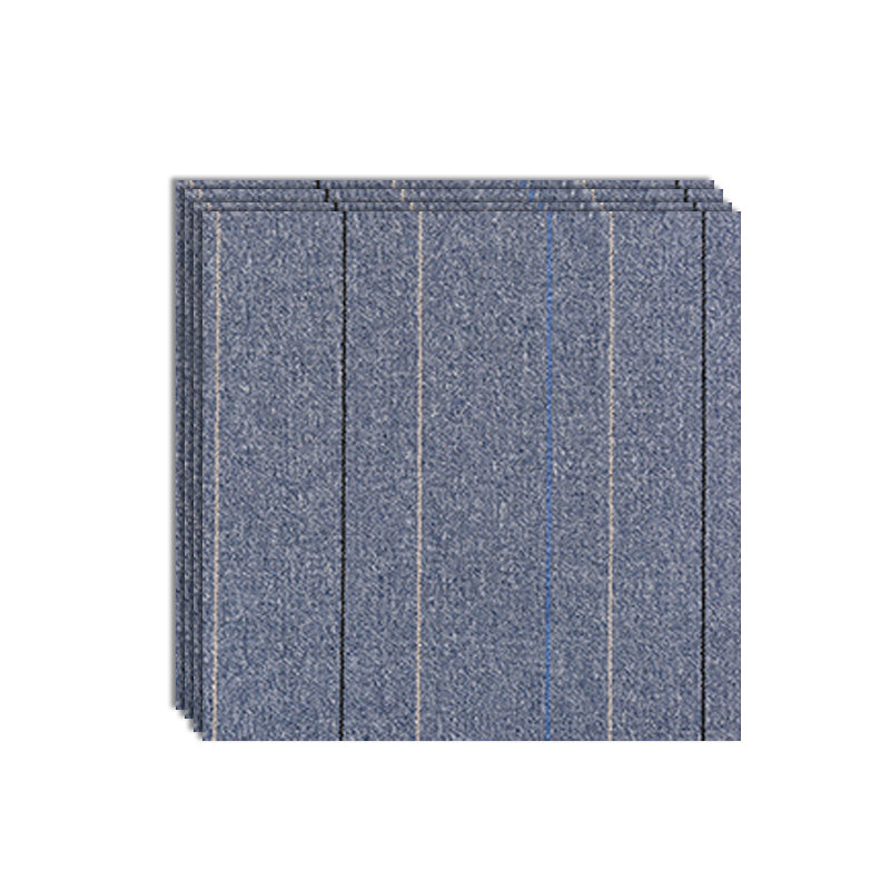 Modern Carpet Tiles Level Loop Adhesive Tabs Fade Resistant Tiles and Carpet