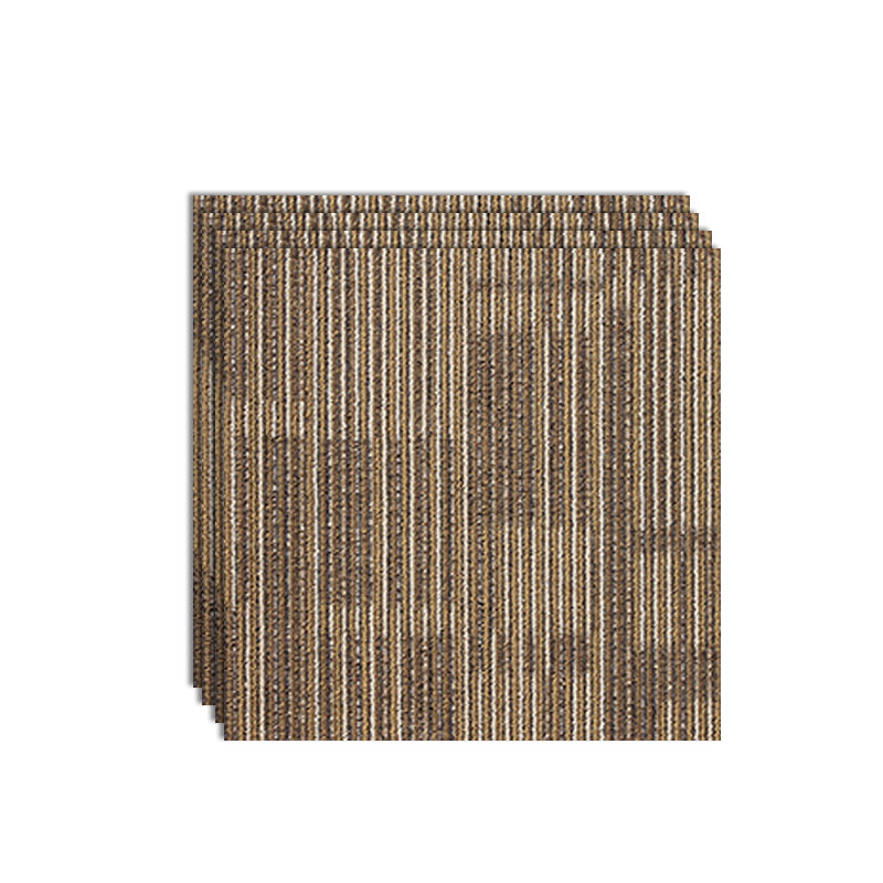 Modern Carpet Tiles Level Loop Adhesive Tabs Fade Resistant Tiles and Carpet