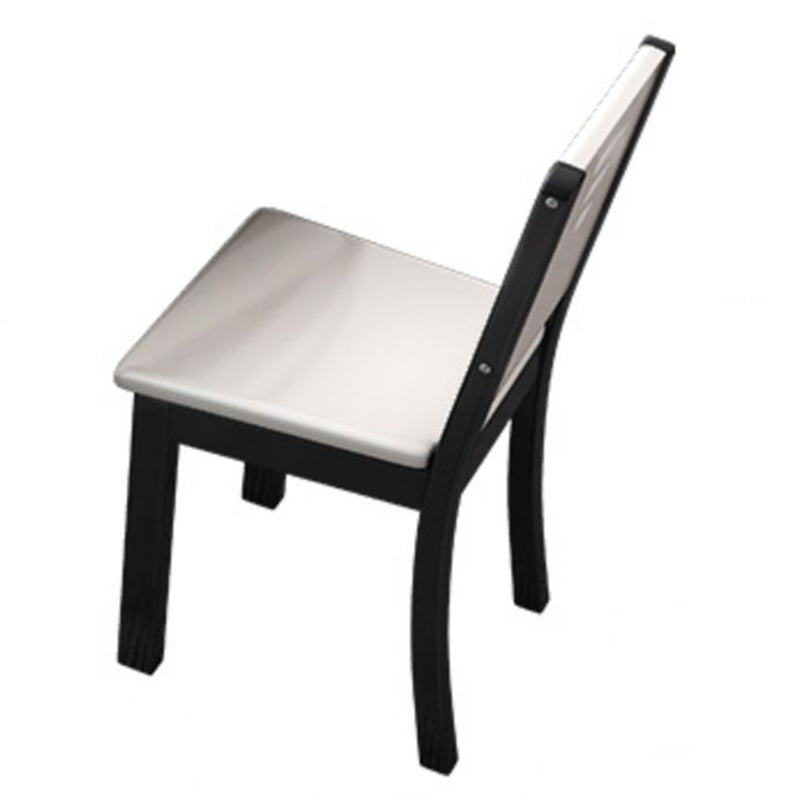 White Foldable Dining Table Set 1/7 Pcs Stone Dinette Set for Dining Room