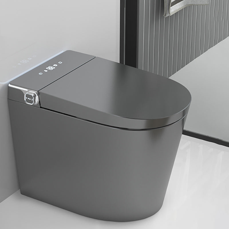 Simplicity Elongated All-in-One Bidet White Ceramic Smart Toilet Bidet with Heated Seat