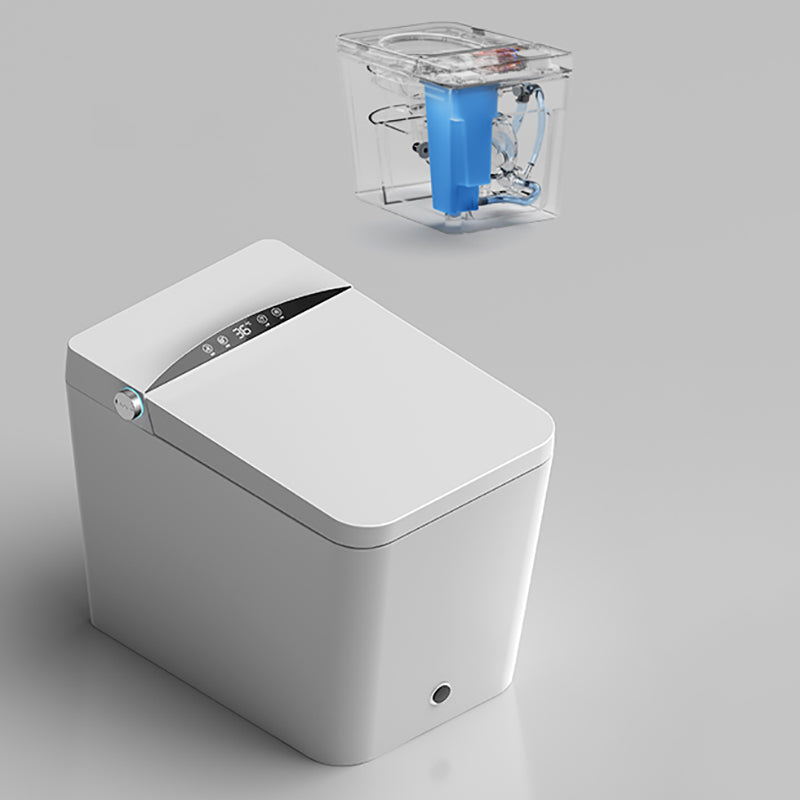 Simplicity Elongated All-in-One Bidet Ceramic Smart Toilet Bidet with Heated Seat