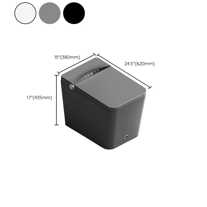 Simplicity Elongated All-in-One Bidet Ceramic Smart Toilet Bidet with Heated Seat