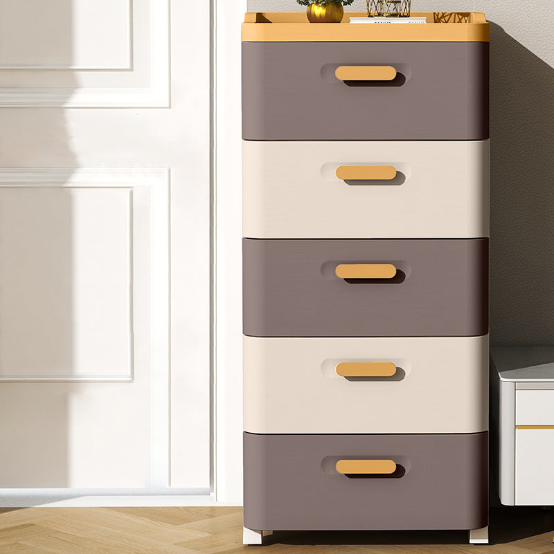 Nordic Vertical Kids Furniture Plastic Nursery Dresser for Bedroom