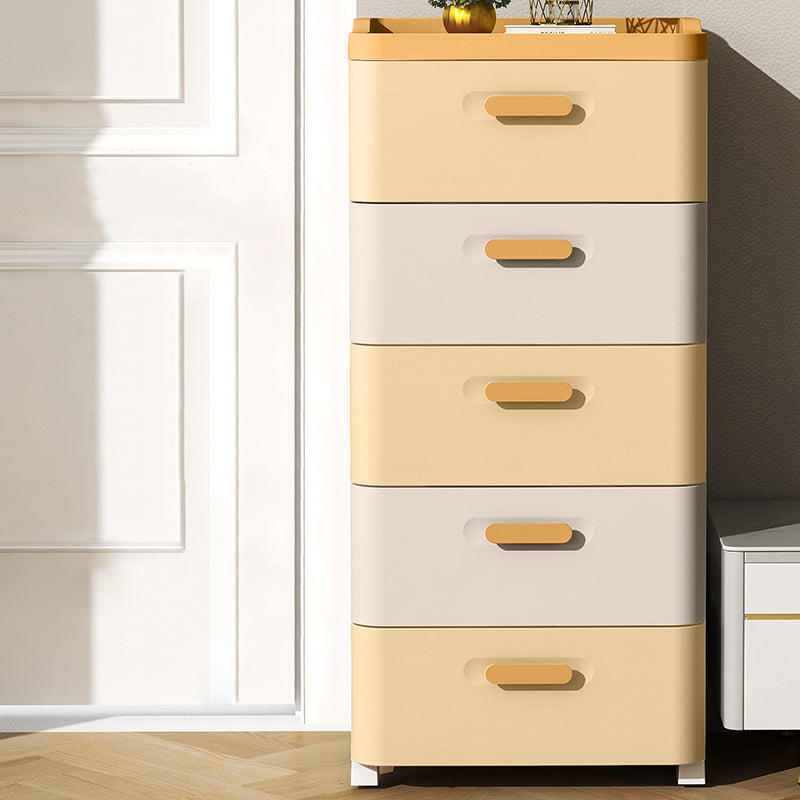 Nordic Vertical Kids Furniture Plastic Nursery Dresser for Bedroom