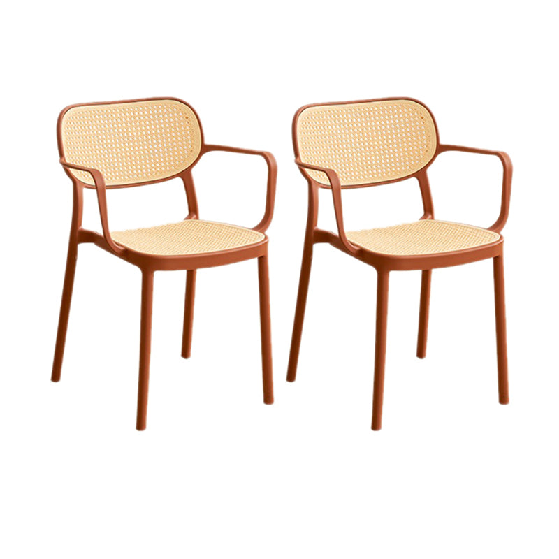 Plastic Outdoor Bistro Chairs Stacking Outdoors Dining Chairs