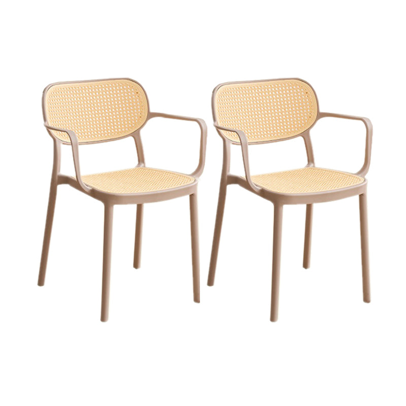 Plastic Outdoor Bistro Chairs Stacking Outdoors Dining Chairs