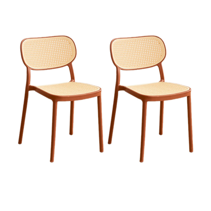 Plastic Outdoor Bistro Chairs Stacking Outdoors Dining Chairs