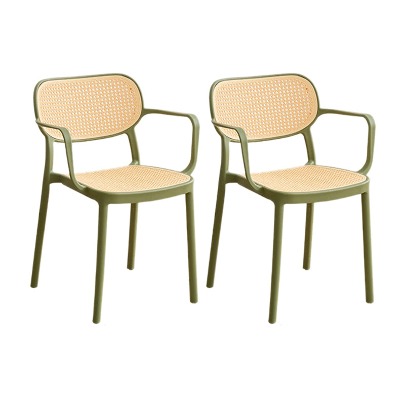 Plastic Outdoor Bistro Chairs Stacking Outdoors Dining Chairs