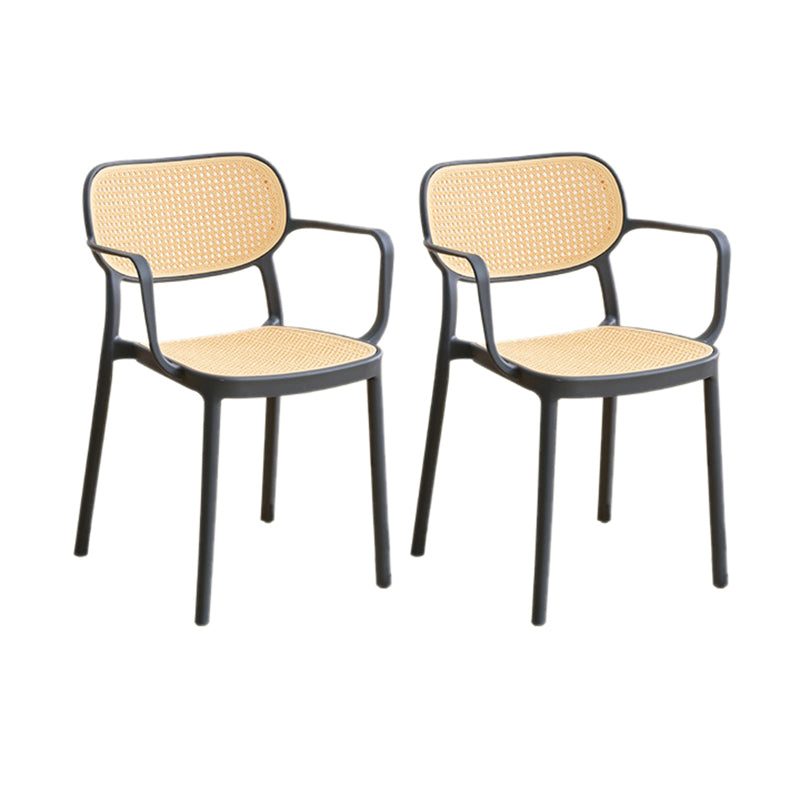Plastic Outdoor Bistro Chairs Stacking Outdoors Dining Chairs