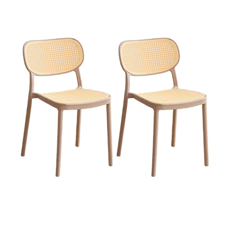 Plastic Outdoor Bistro Chairs Stacking Outdoors Dining Chairs