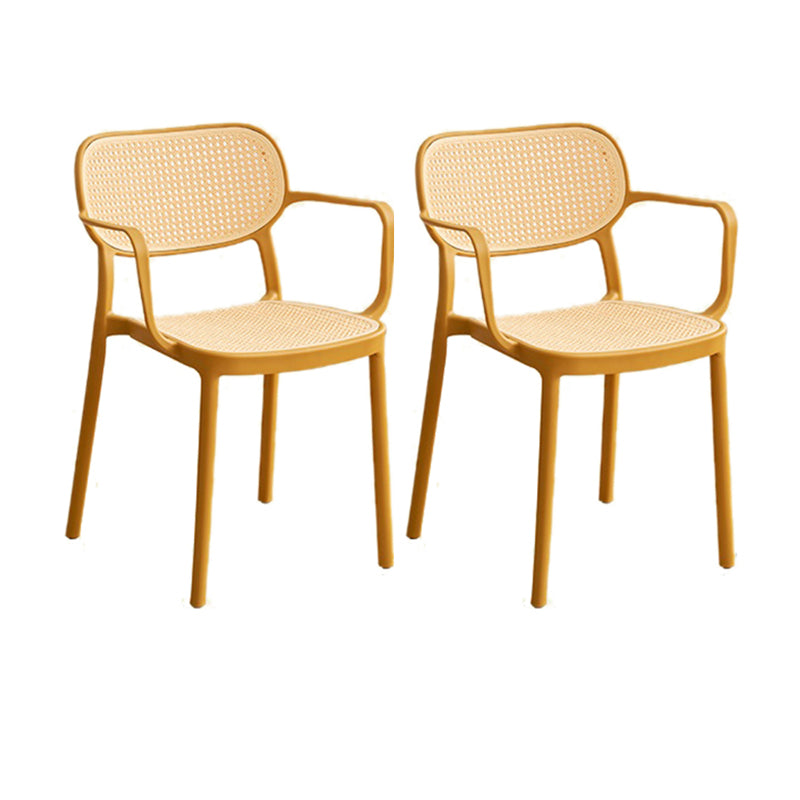 Plastic Outdoor Bistro Chairs Stacking Outdoors Dining Chairs