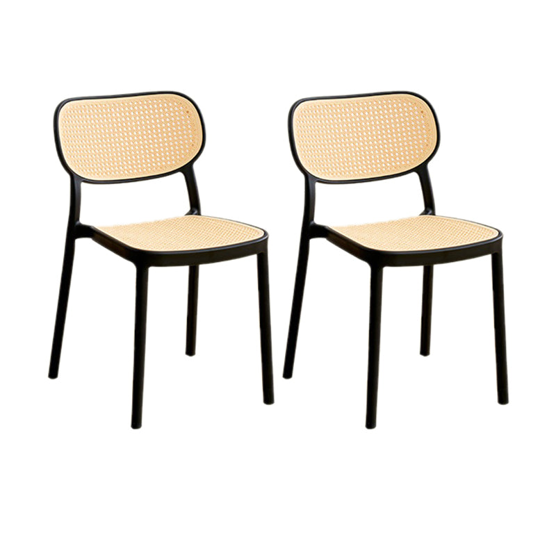 Plastic Outdoor Bistro Chairs Stacking Outdoors Dining Chairs