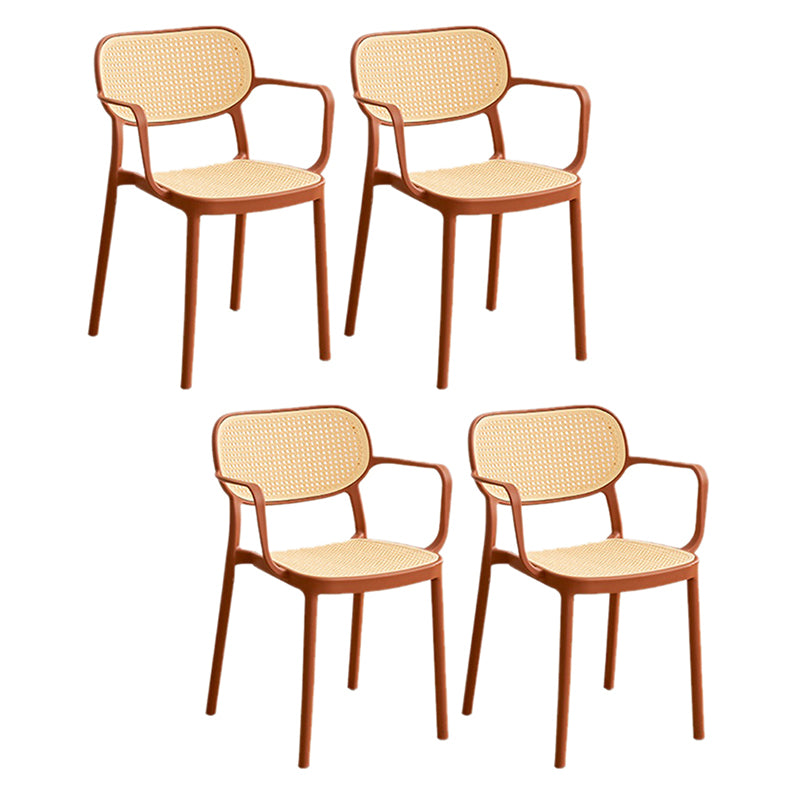 Plastic Outdoor Bistro Chairs Stacking Outdoors Dining Chairs