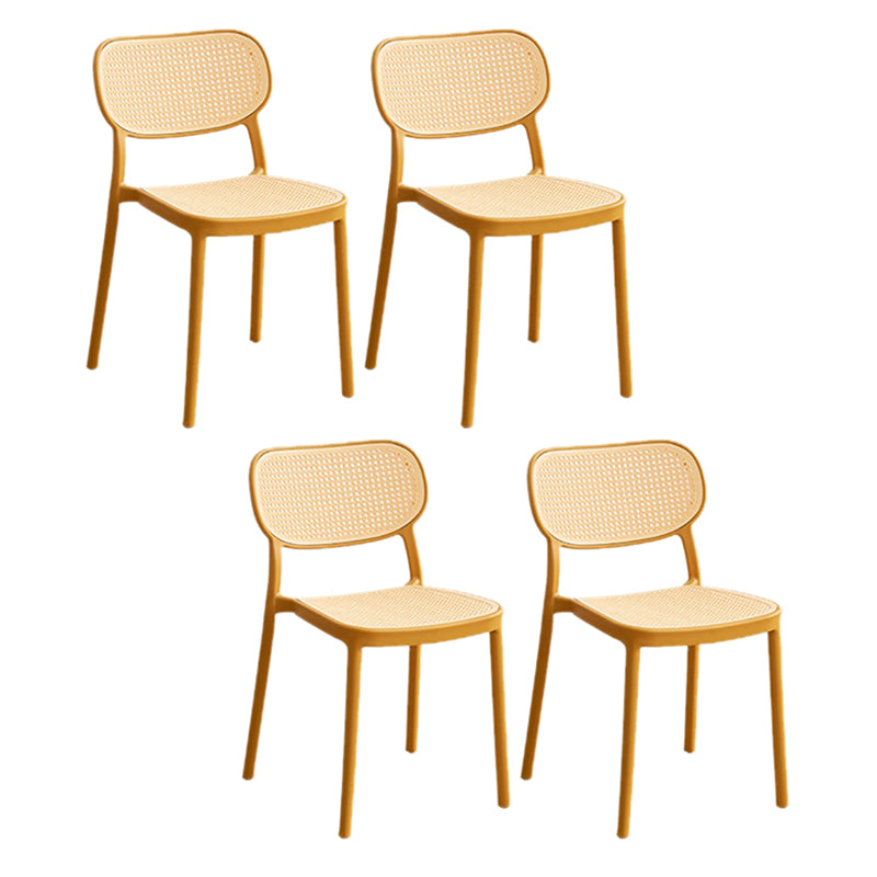 Plastic Outdoor Bistro Chairs Stacking Outdoors Dining Chairs