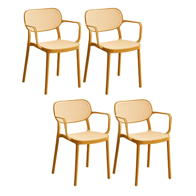 Plastic Outdoor Bistro Chairs Stacking Outdoors Dining Chairs