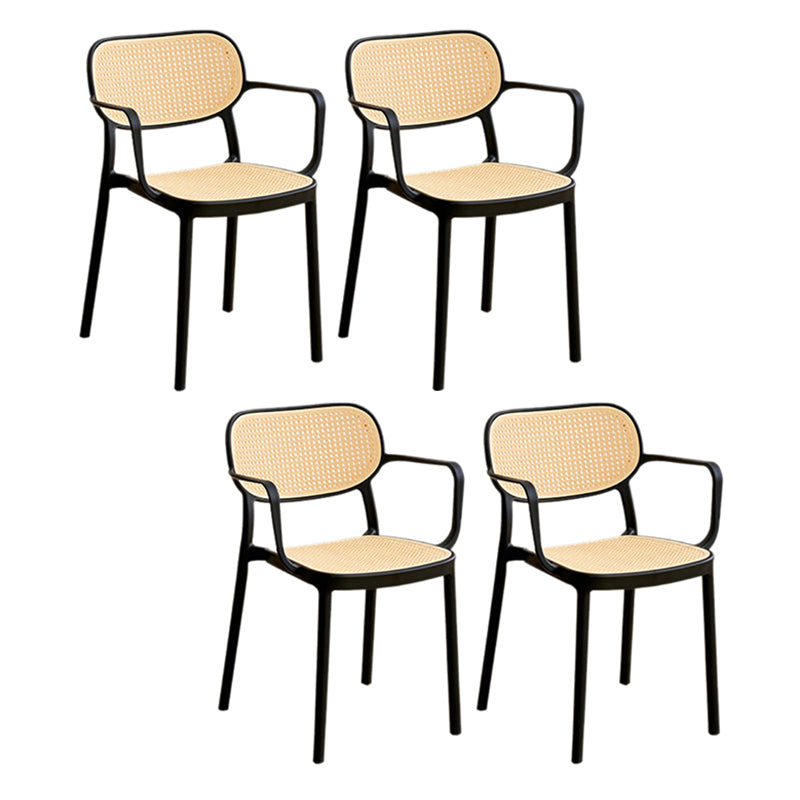 Plastic Outdoor Bistro Chairs Stacking Outdoors Dining Chairs
