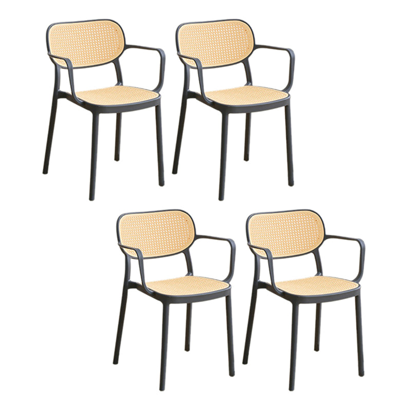 Plastic Outdoor Bistro Chairs Stacking Outdoors Dining Chairs