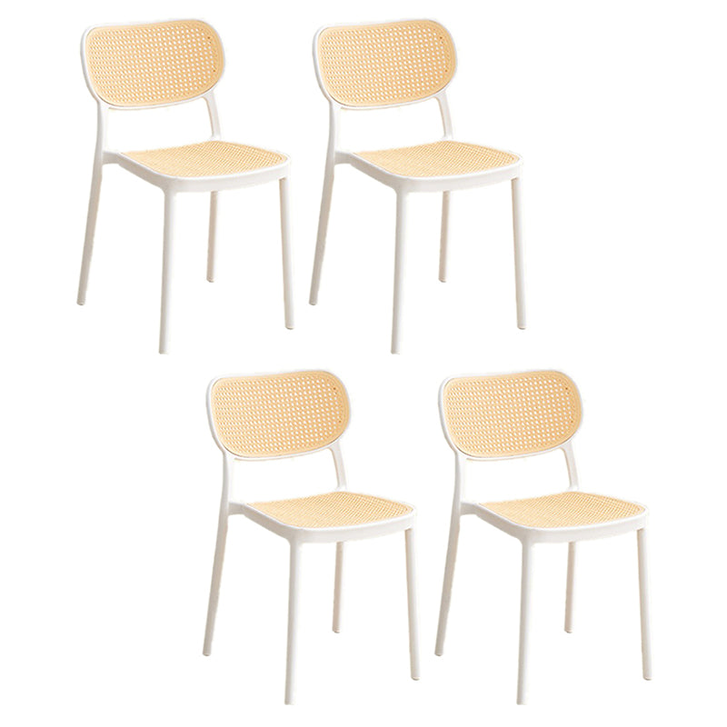 Plastic Outdoor Bistro Chairs Stacking Outdoors Dining Chairs