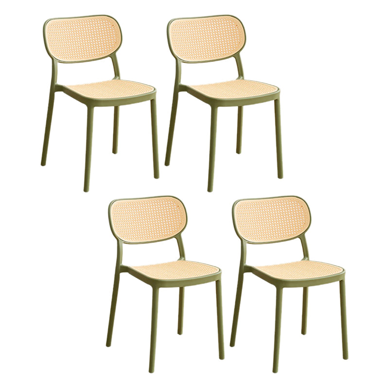 Plastic Outdoor Bistro Chairs Stacking Outdoors Dining Chairs