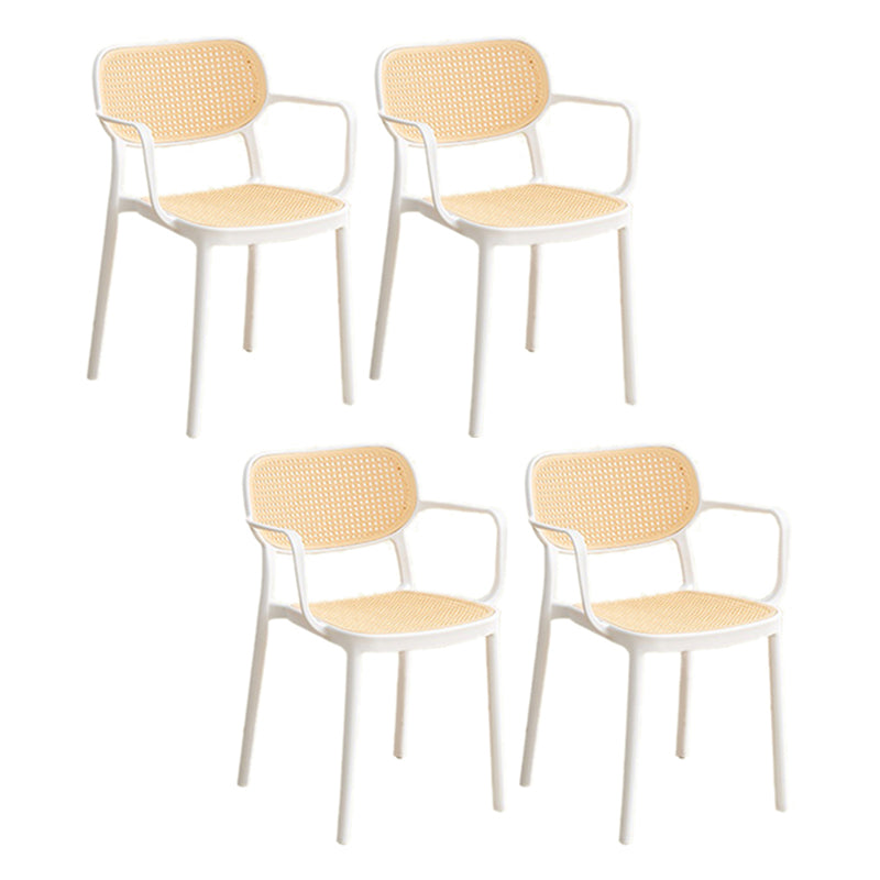 Plastic Outdoor Bistro Chairs Stacking Outdoors Dining Chairs