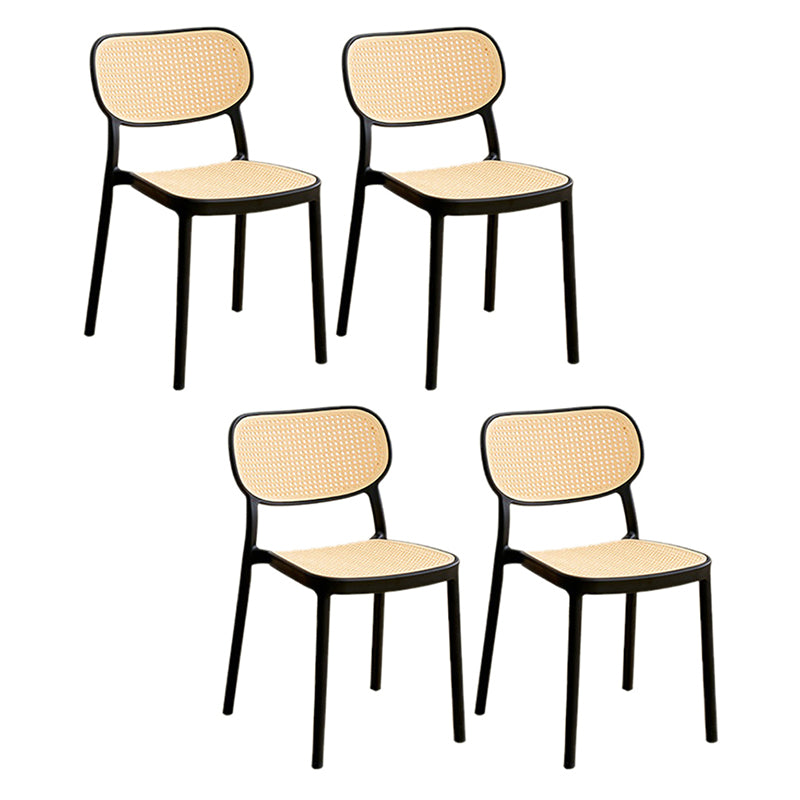 Plastic Outdoor Bistro Chairs Stacking Outdoors Dining Chairs