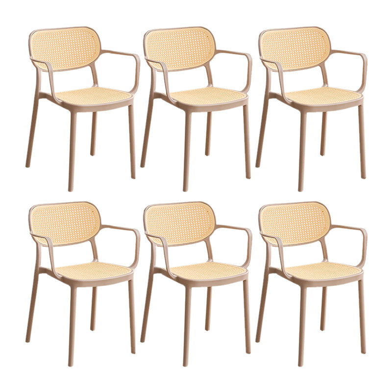 Plastic Outdoor Bistro Chairs Stacking Outdoors Dining Chairs