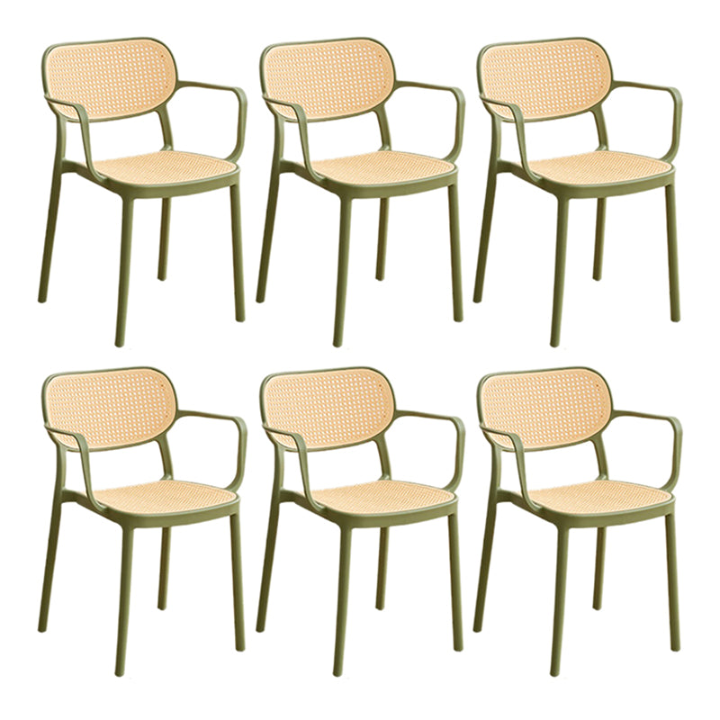 Plastic Outdoor Bistro Chairs Stacking Outdoors Dining Chairs