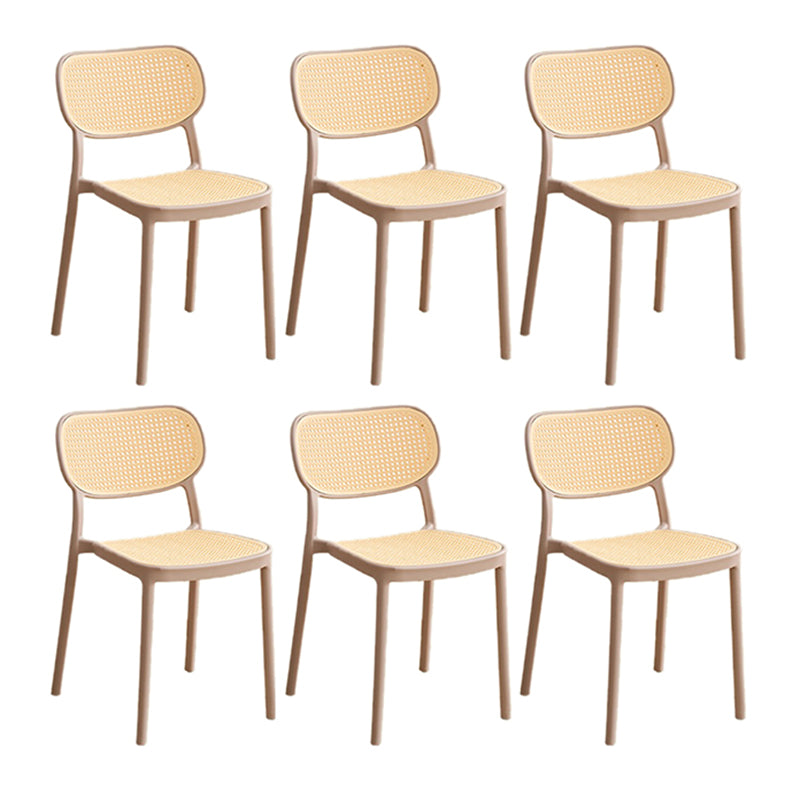 Plastic Outdoor Bistro Chairs Stacking Outdoors Dining Chairs