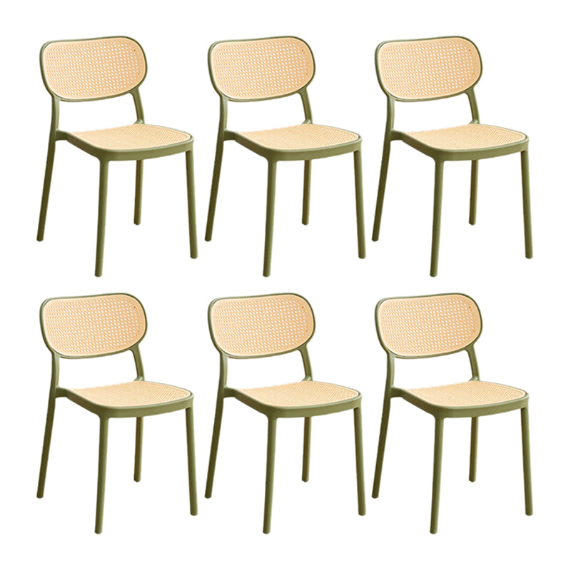 Plastic Outdoor Bistro Chairs Stacking Outdoors Dining Chairs