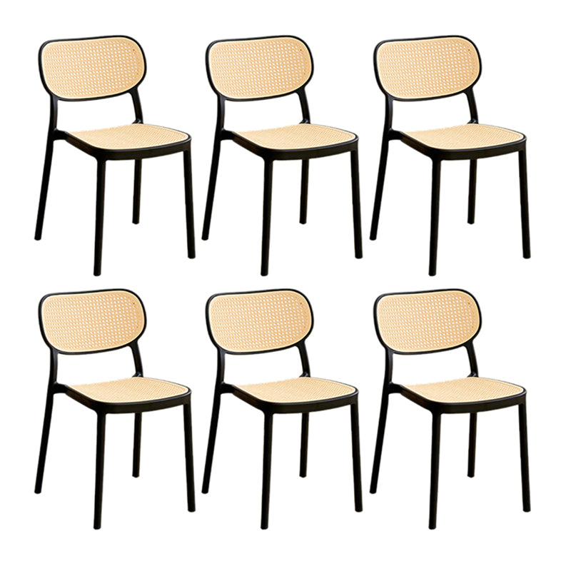 Plastic Outdoor Bistro Chairs Stacking Outdoors Dining Chairs