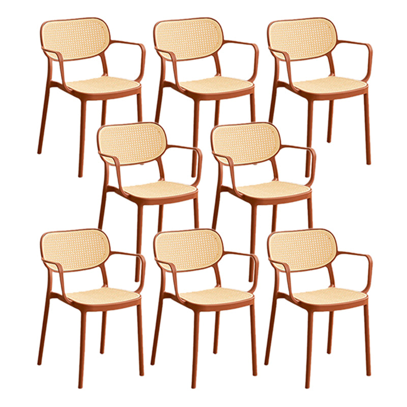 Plastic Outdoor Bistro Chairs Stacking Outdoors Dining Chairs