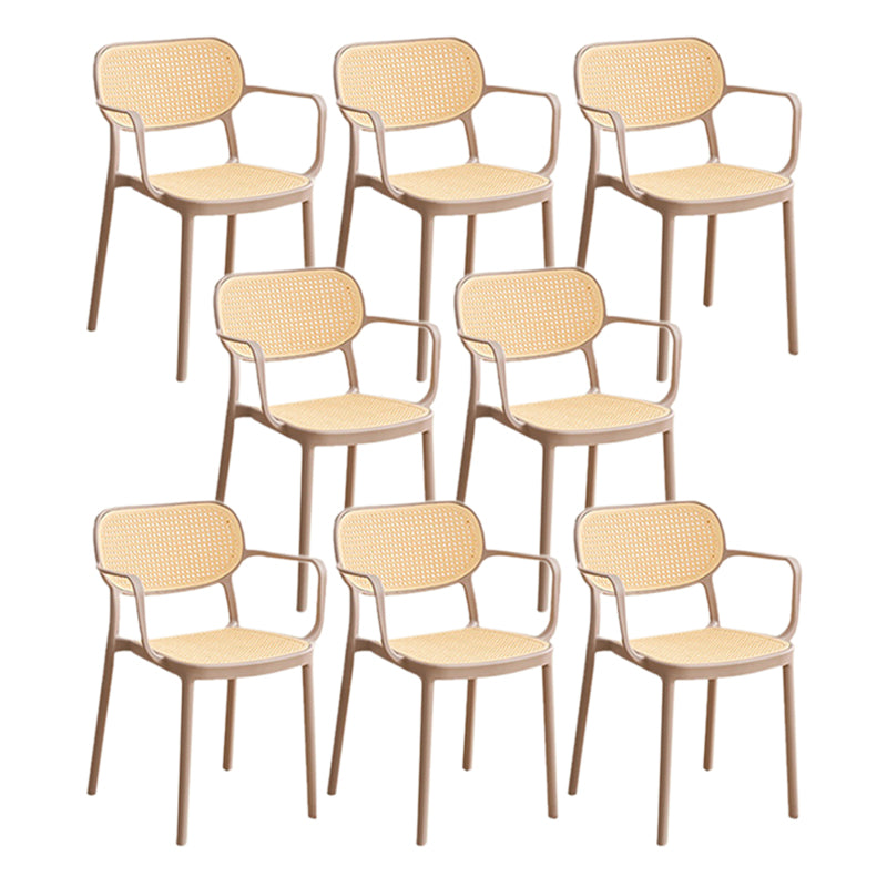 Plastic Outdoor Bistro Chairs Stacking Outdoors Dining Chairs