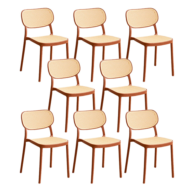 Plastic Outdoor Bistro Chairs Stacking Outdoors Dining Chairs