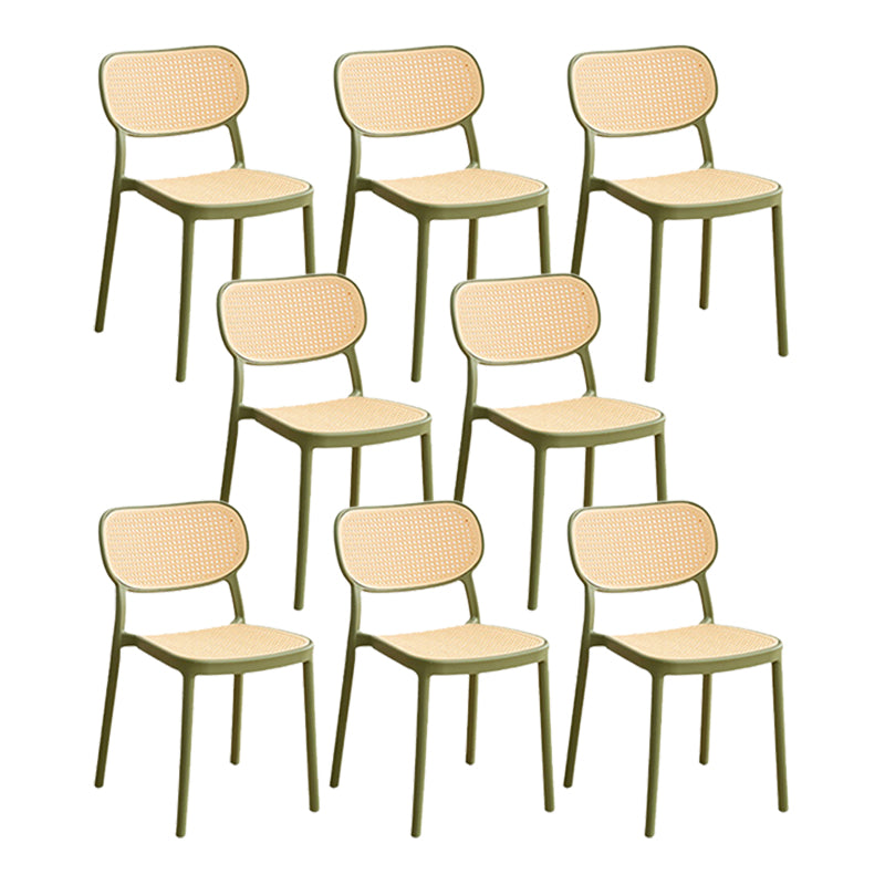 Plastic Outdoor Bistro Chairs Stacking Outdoors Dining Chairs