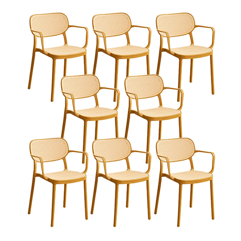 Plastic Outdoor Bistro Chairs Stacking Outdoors Dining Chairs