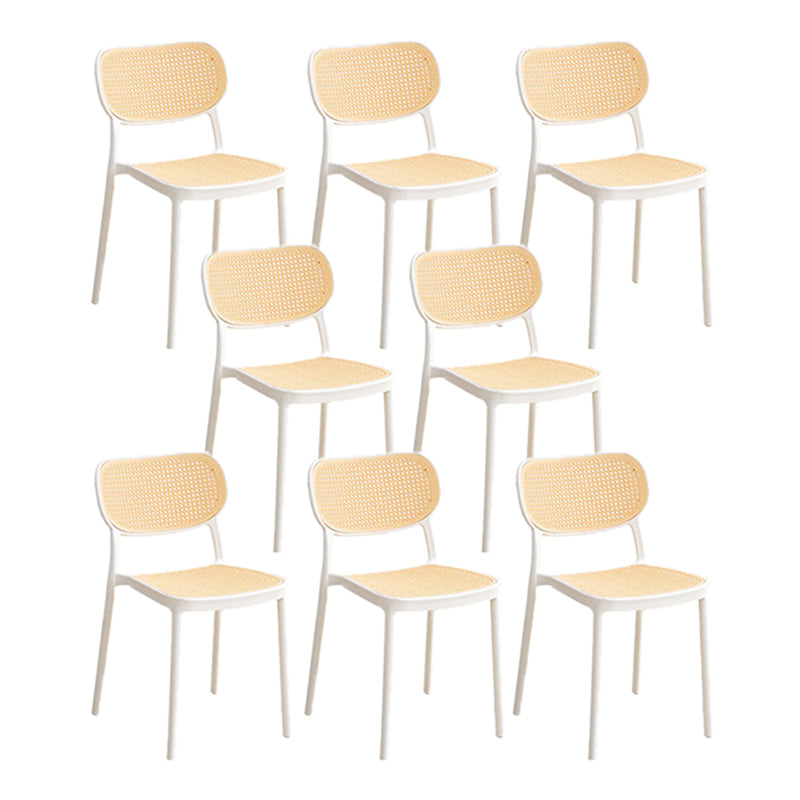 Plastic Outdoor Bistro Chairs Stacking Outdoors Dining Chairs