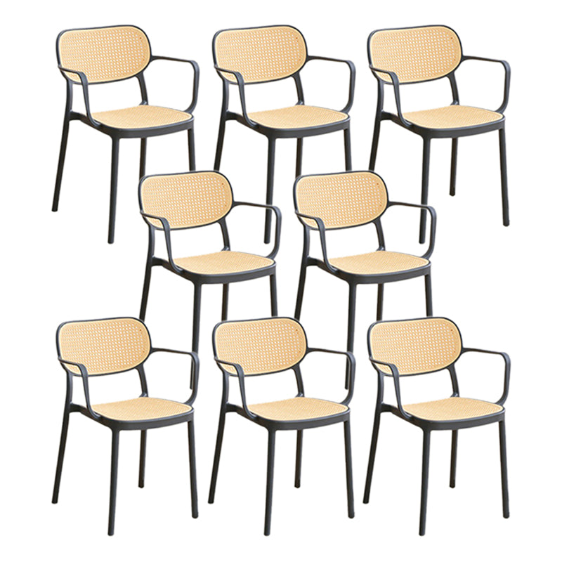 Plastic Outdoor Bistro Chairs Stacking Outdoors Dining Chairs