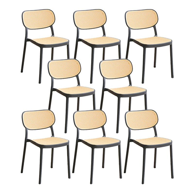 Plastic Outdoor Bistro Chairs Stacking Outdoors Dining Chairs