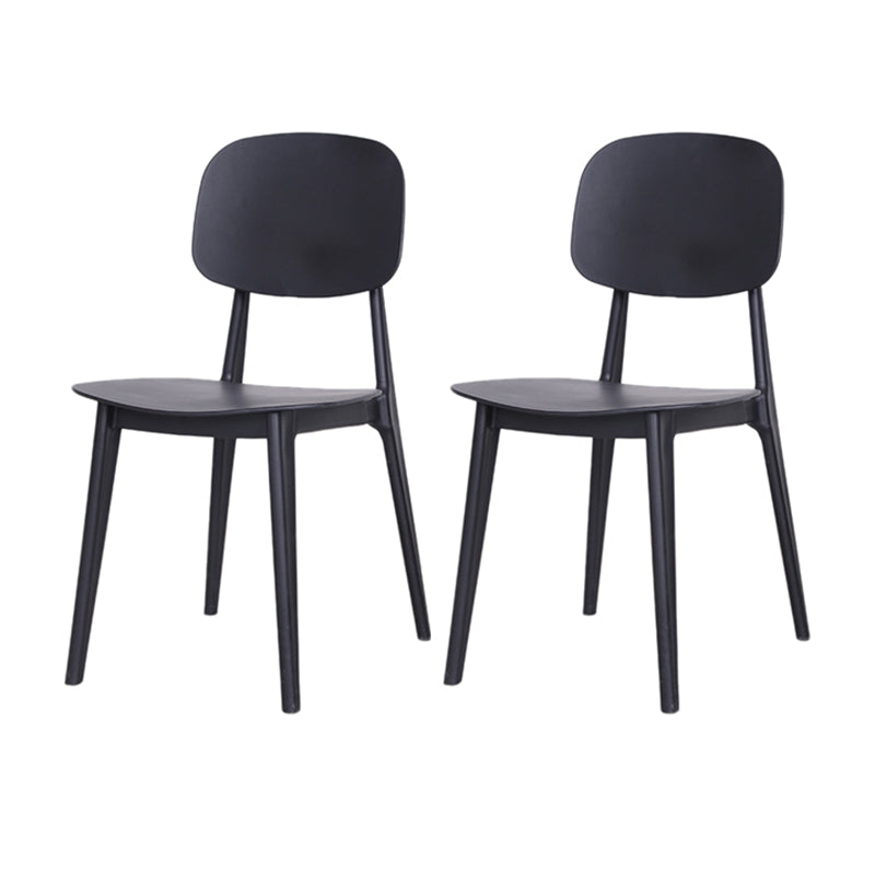 Plastic Outdoor Bistro Chairs Stacking Outdoors Dining Chairs Water Proof