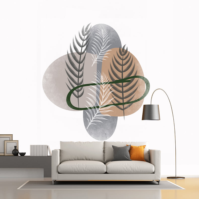 Abstract Illustration Mildew Resistant Mural Wallpaper Indoor Wall Mural