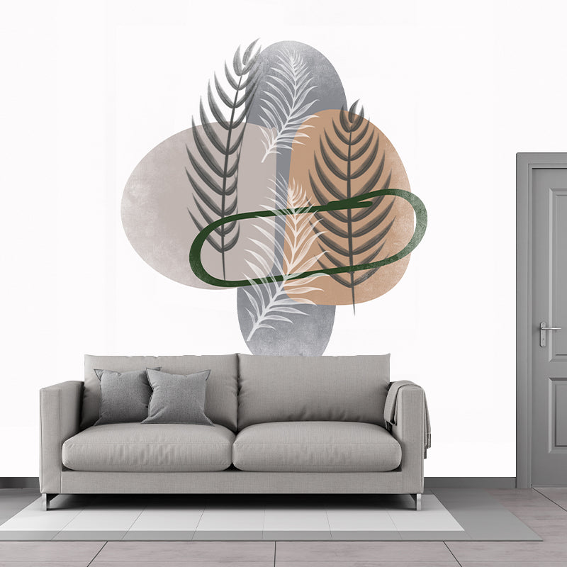 Abstract Illustration Mildew Resistant Mural Wallpaper Indoor Wall Mural