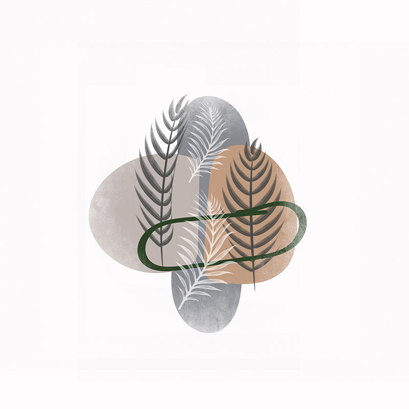 Abstract Illustration Mildew Resistant Mural Wallpaper Indoor Wall Mural