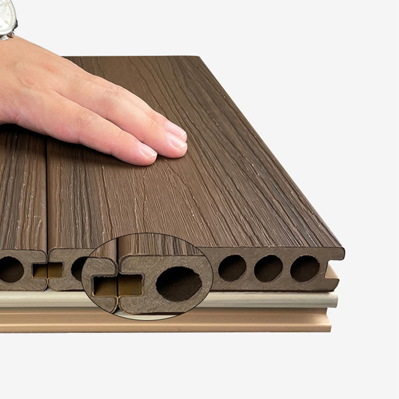 Embossed Composite Pattern Patio Flooring Tiles Nailed Deck Tile Kit Outdoor Patio