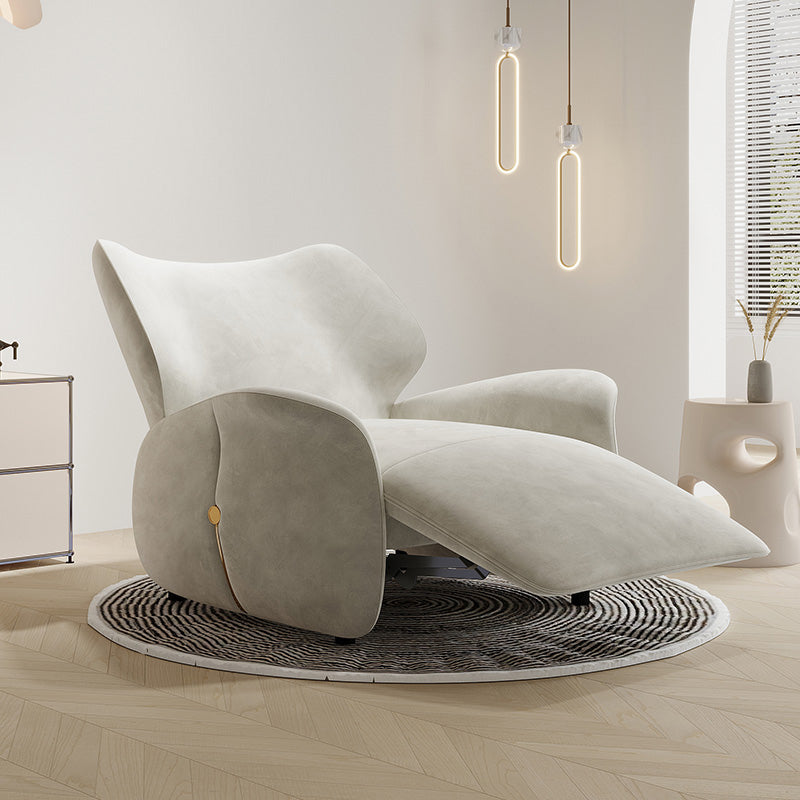 Contemporary Single Power Reclining Chair with Swivel Glider Base